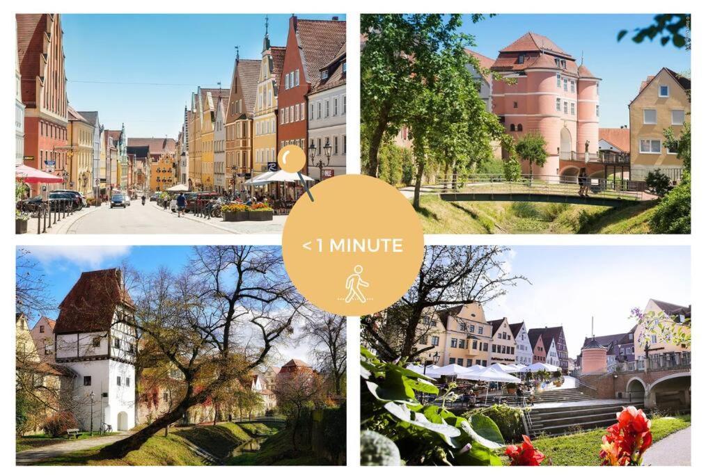 Stylisches Apartment Mit Terrasse In Der Altstadt Von Донаувёрт Экстерьер фото